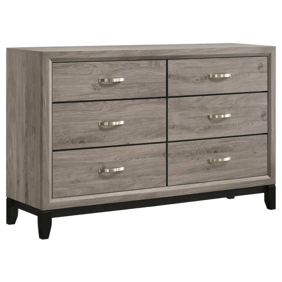 Valen Five-piece Queen Bedroom Set Light Taupe