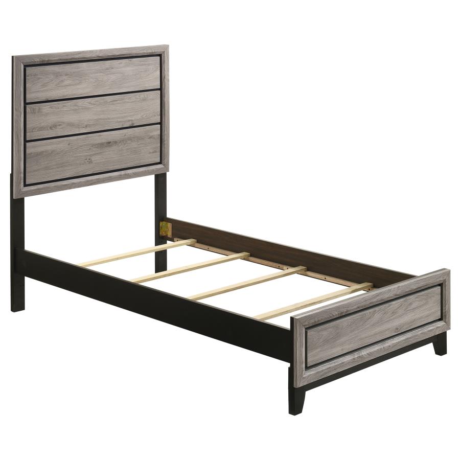 Valen Five-piece Twin Bedroom Set Light Taupe