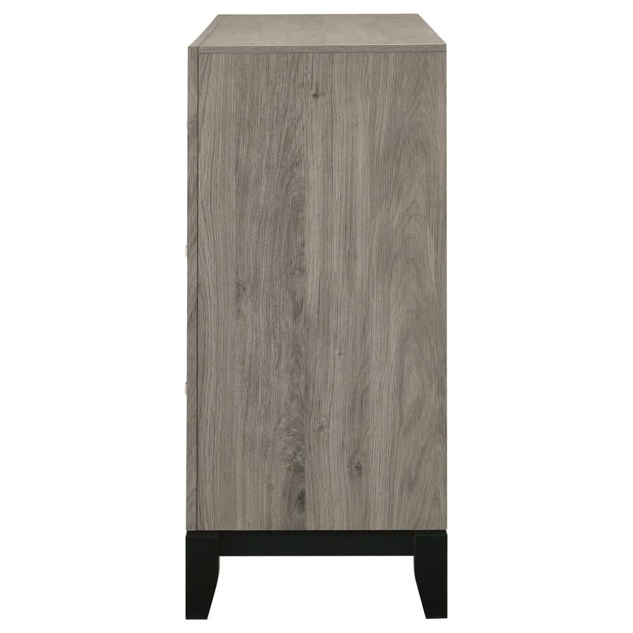 Valen 6-drawer Bedroom Dresser Cabinet Light Taupe