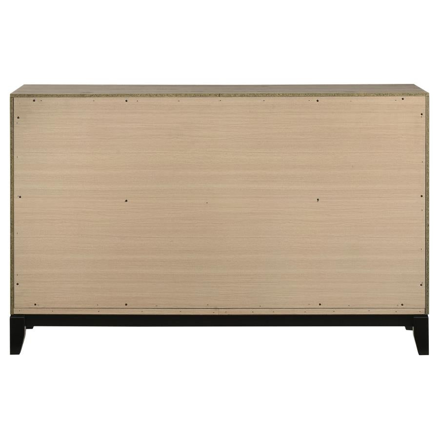 Valen 6-drawer Bedroom Dresser Cabinet Light Taupe