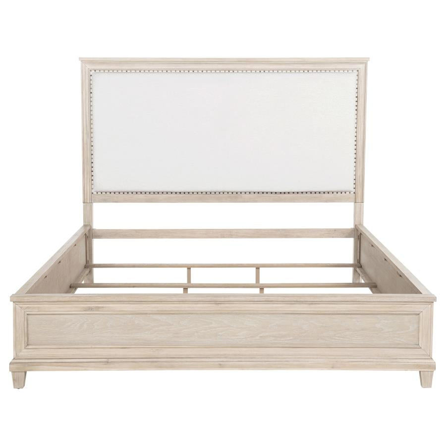 Pembroke 66-inch Eastern King Panel Bed Washed Oak