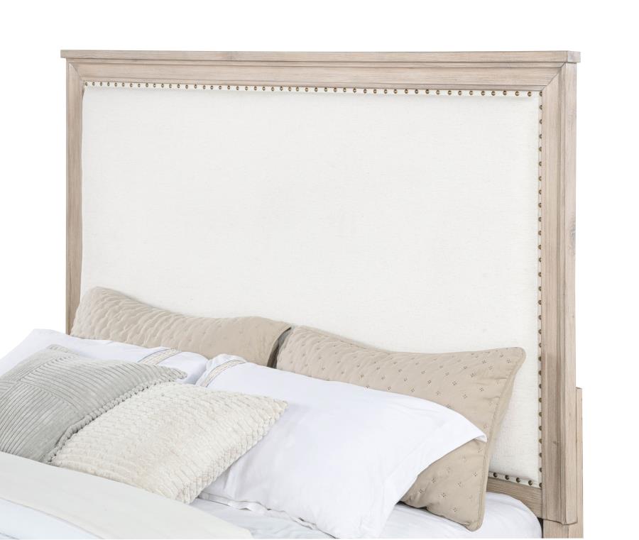 Pembroke 66-inch Queen Panel Bed Washed Oak