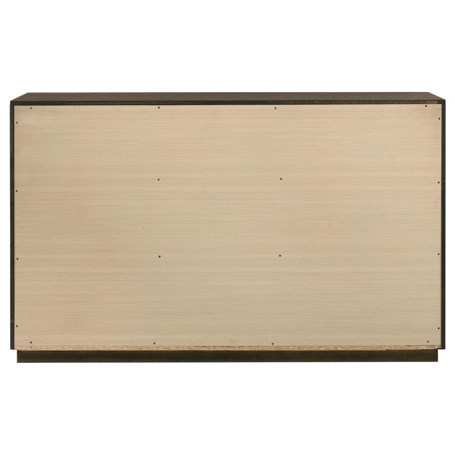 Atlas 7-drawer Bedroom Dresser Cabinet Dark Oak