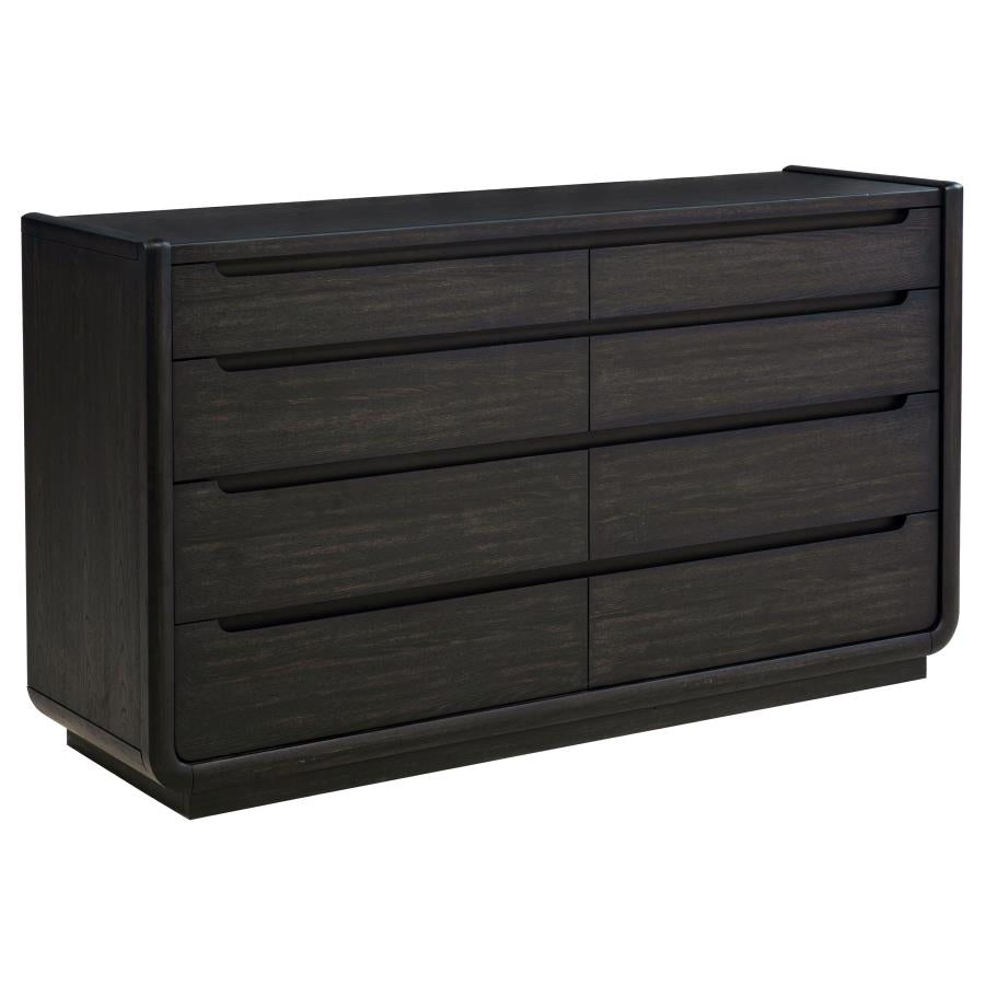 Leandro 4-piece Eastern King Bedroom Set Burnished Black
