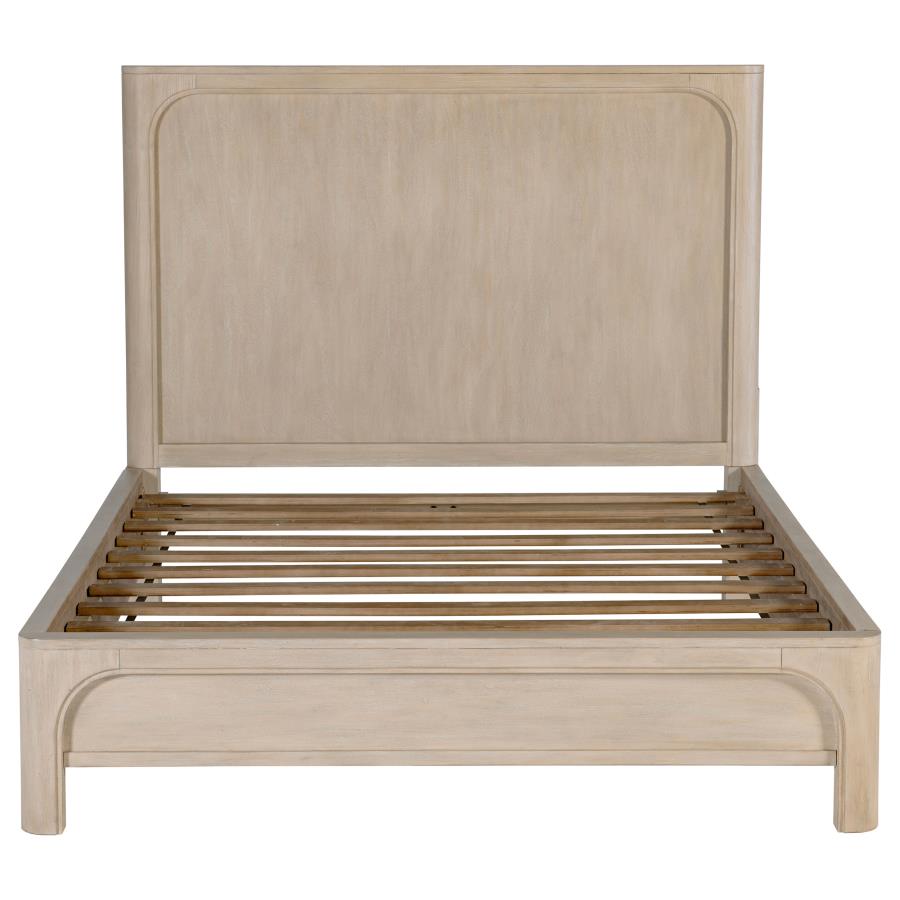 Solano 56-inch Queen Panel Bed Weathered Mango