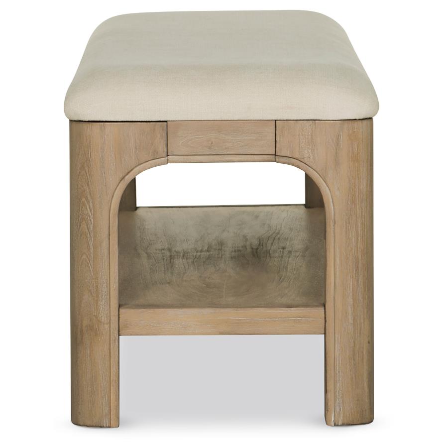 Solano 52-inch Bedroom Bed End Bench Weathered Mango