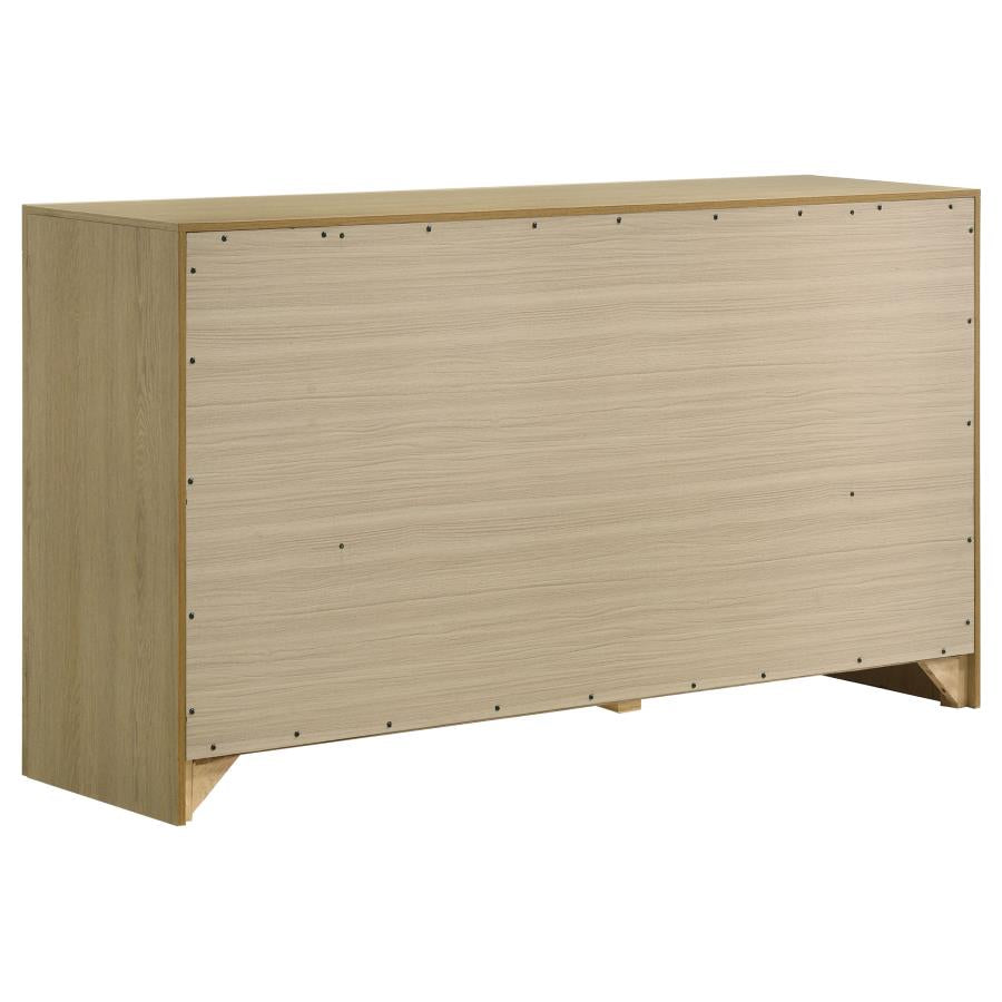 Hendricks 4-piece Eastern King Bedroom Set Light Oak