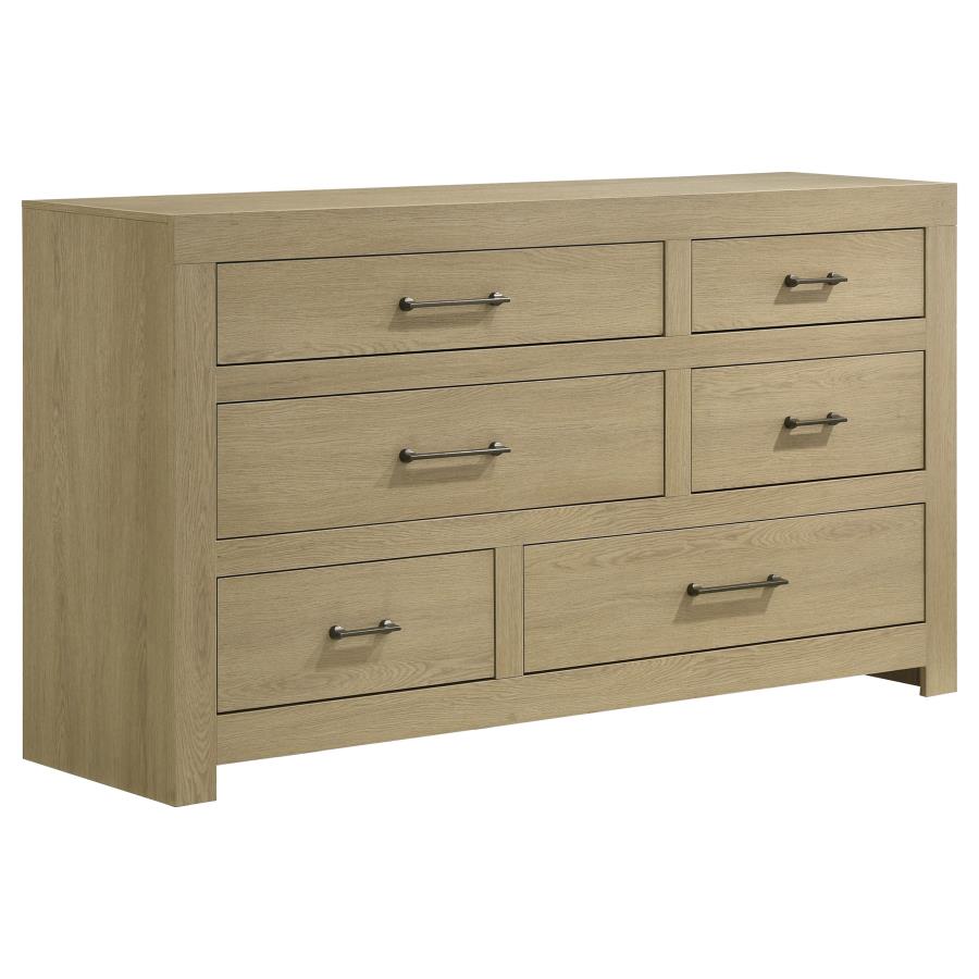 Hendricks 5-piece Queen Bedroom Set Light Oak