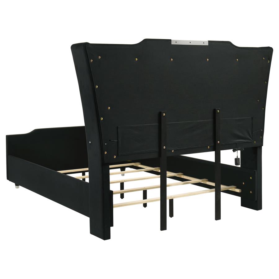 Lorient 4-piece Queen Bedroom Set Black