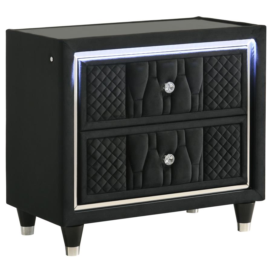 Lorient 4-piece Queen Bedroom Set Black