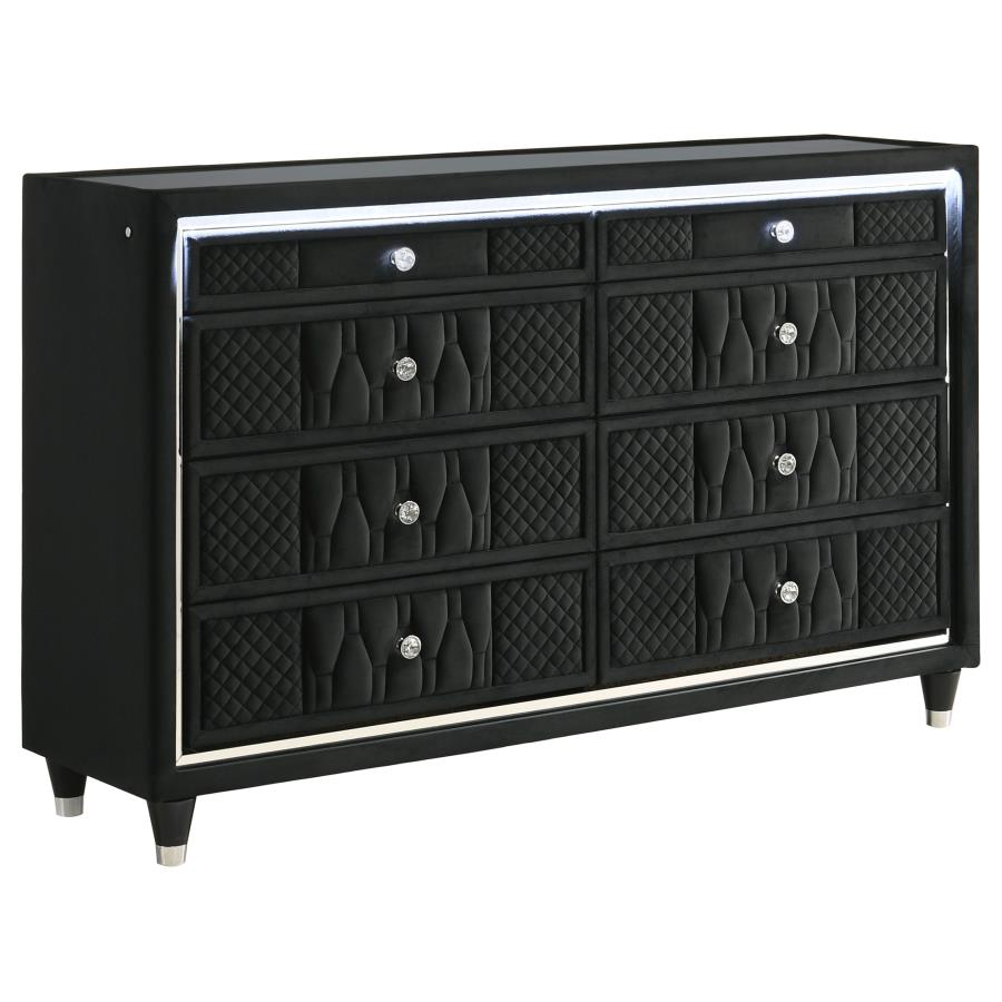 Lorient 4-piece Queen Bedroom Set Black