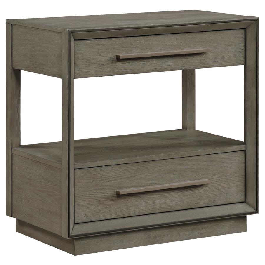 Durango 4-piece Eastern King Bedroom Set Taupe Oak