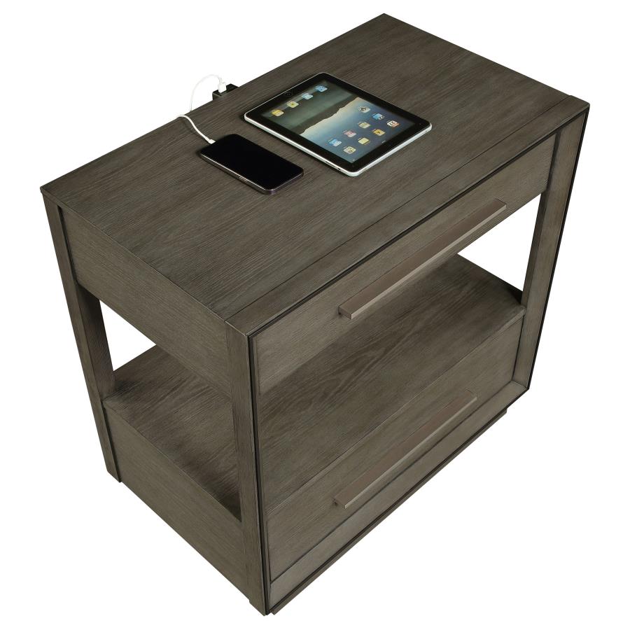 Durango 4-piece Eastern King Bedroom Set Taupe Oak