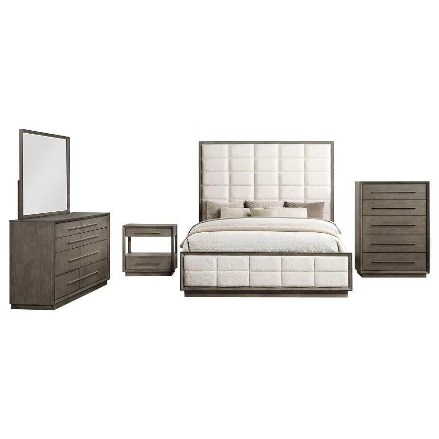 Durango 5-piece Queen Bedroom Set Taupe Oak