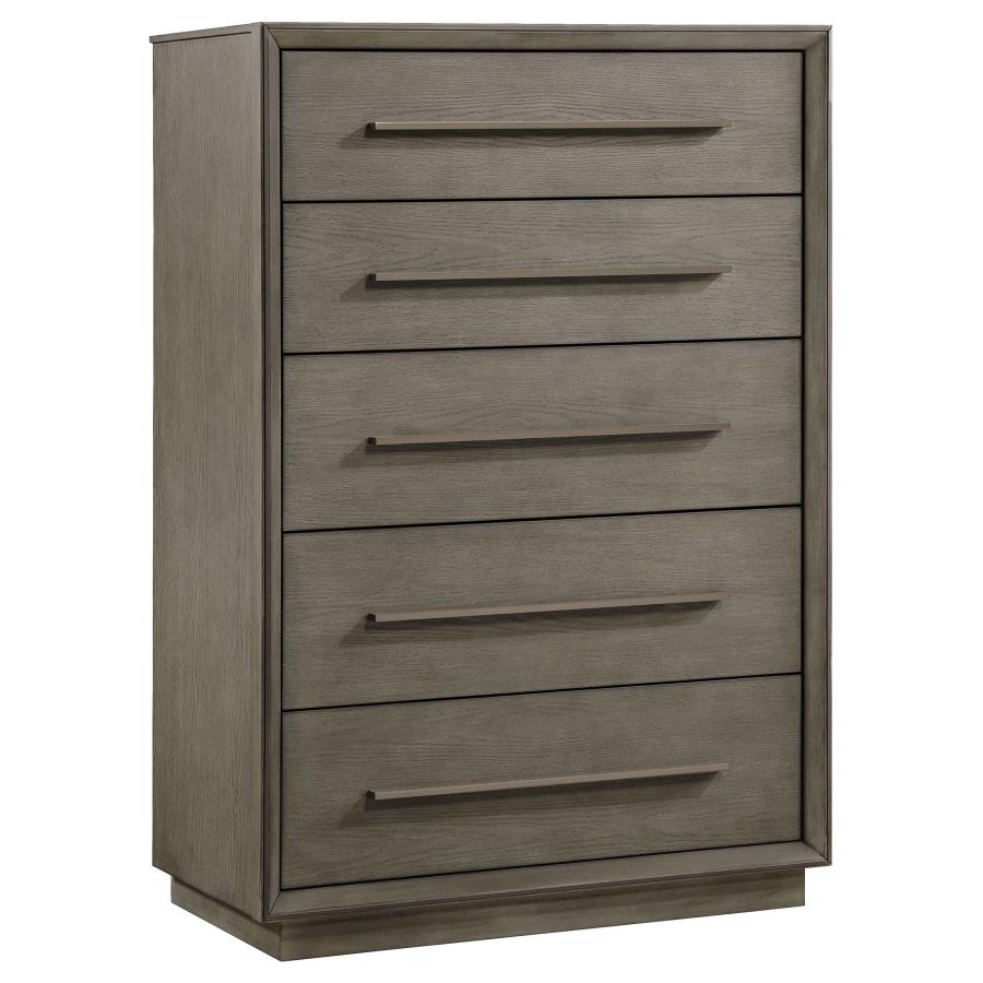 Durango 5-piece Queen Bedroom Set Taupe Oak