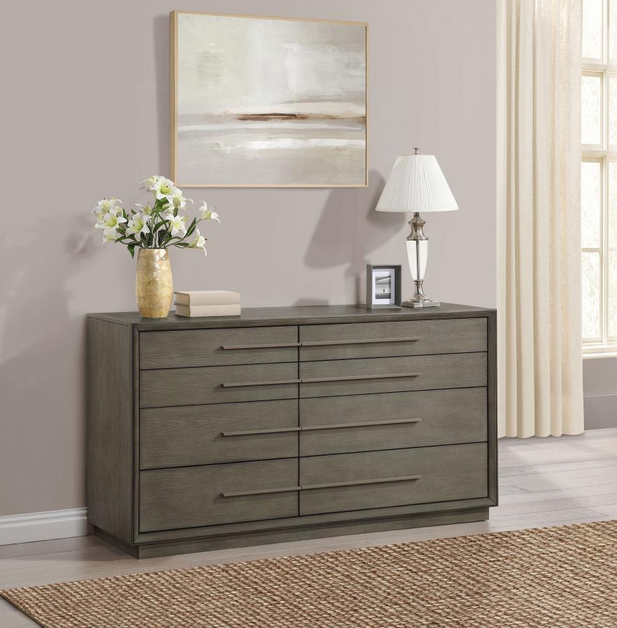 Durango 8-drawer Dresser Taupe Oak
