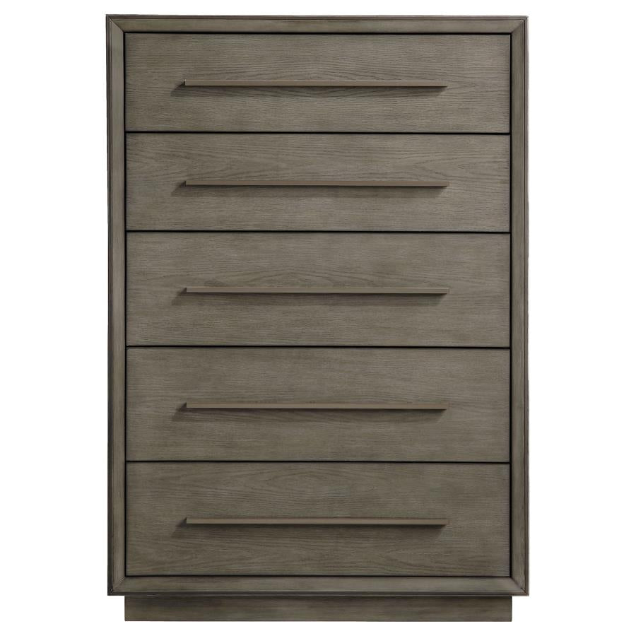 Durango 5-drawer Bedroom Chest Taupe Oak