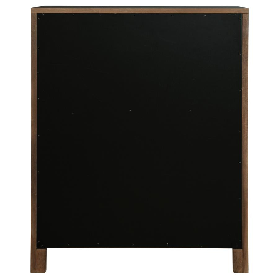 Maderia 5-drawer Chest of Drawers Walnut