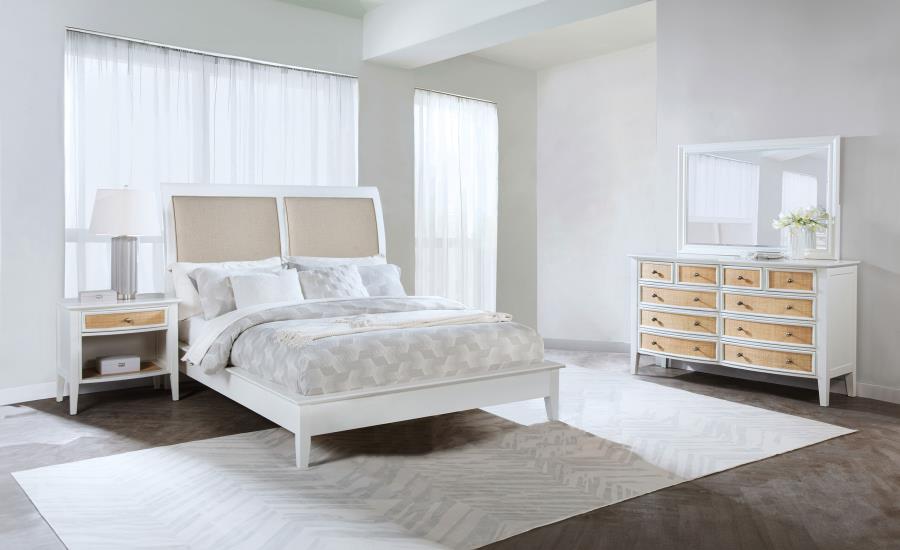 Bexhill 4-piece Eastern King Bedroom Set White