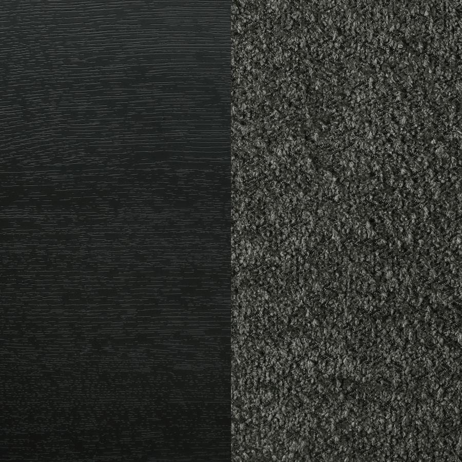 Cavelle 51-inch Upholstered Full Panel Bed Black