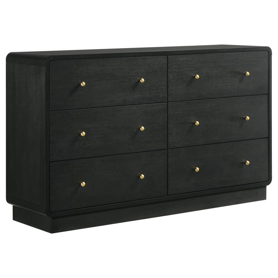 Cavelle 5-piece Twin Bedroom Set Black