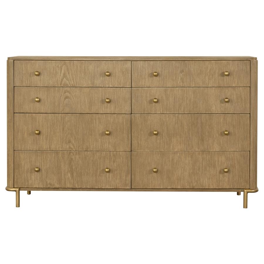 Arini 4-piece Queen Bedroom Set Cream and Sand Wash