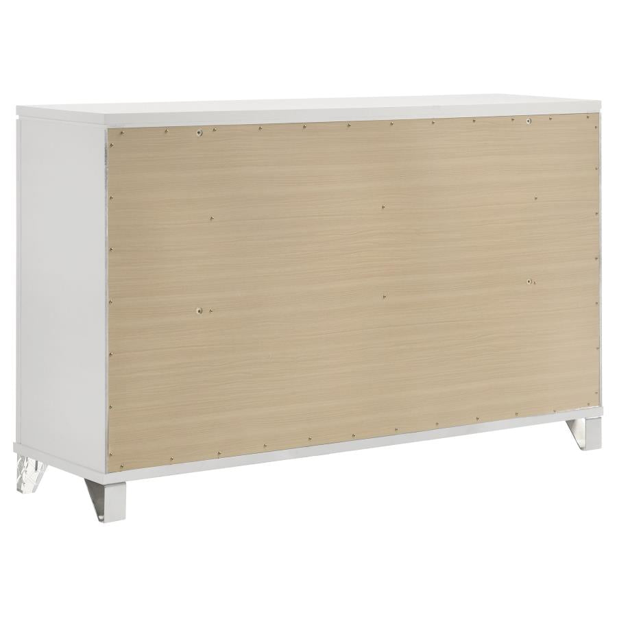 Marmore 4-piece Eastern King Bedroom Set White