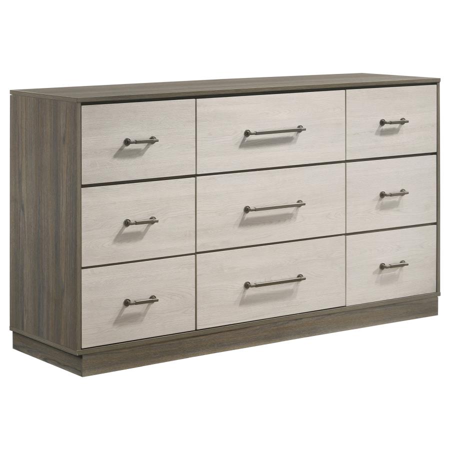 Fenwick 4-piece Eastern King Bedroom Set Grey Oak