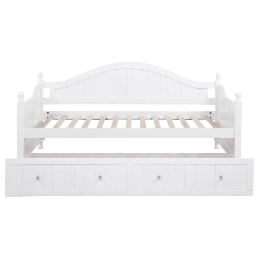 Julie Ann Wood Twin Daybed with Trundle White