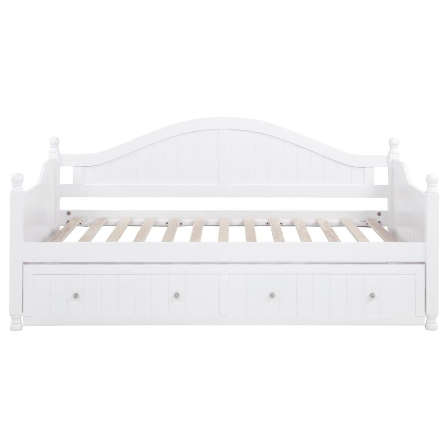 Julie Ann Wood Twin Daybed with Trundle White
