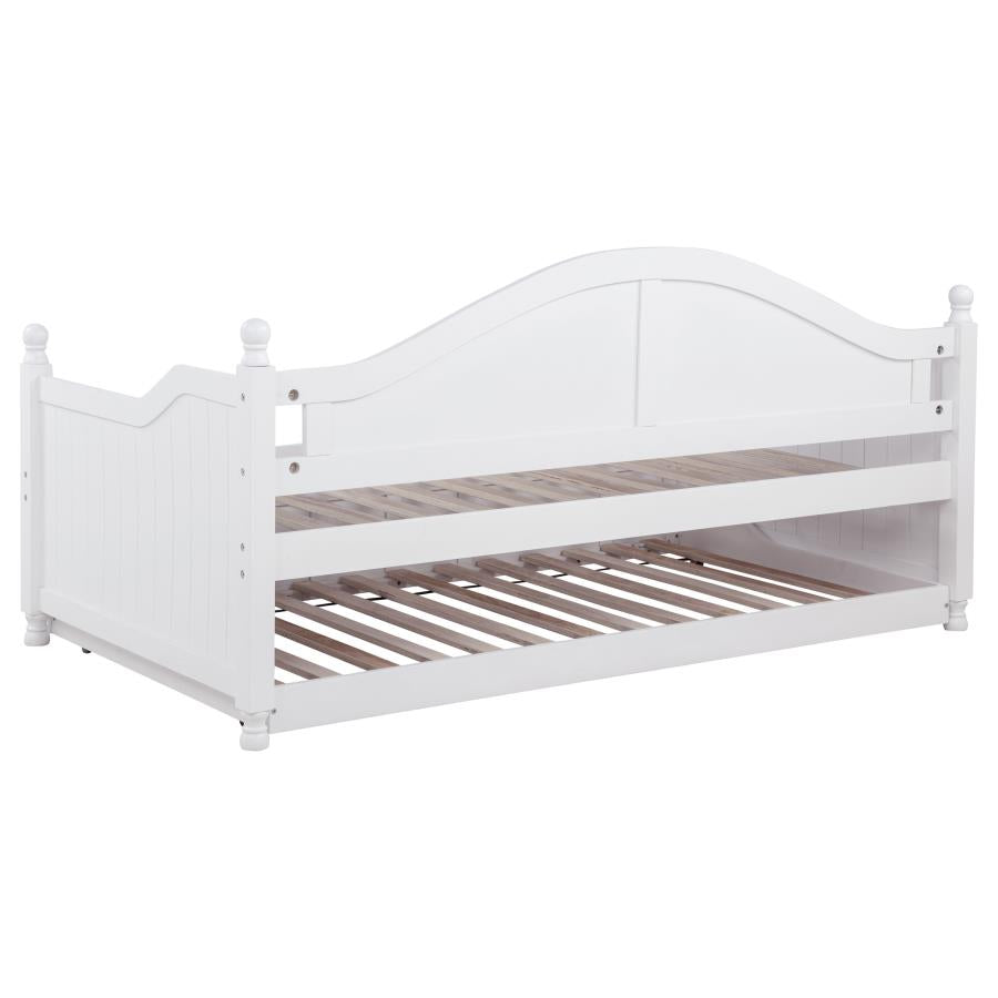 Julie Ann Wood Twin Daybed with Trundle White