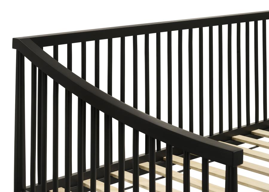 Delgado Windsor Twin Wood Daybed with Trundle Black