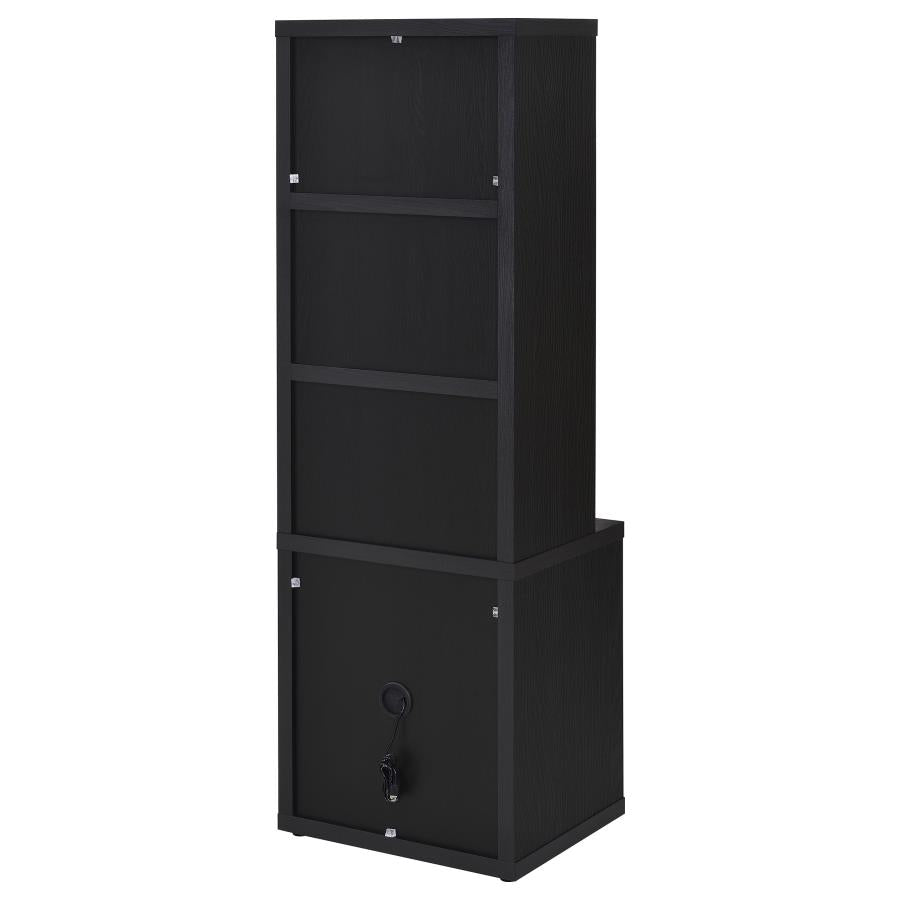 Westpark 3-piece Queen Bedroom Set Bookcase Headboard Black