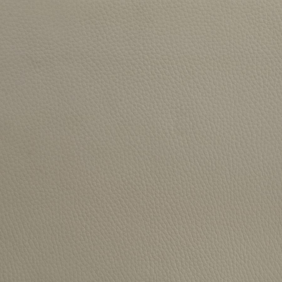 Medley Genuine Leather Eastern King Platform Bed Tan