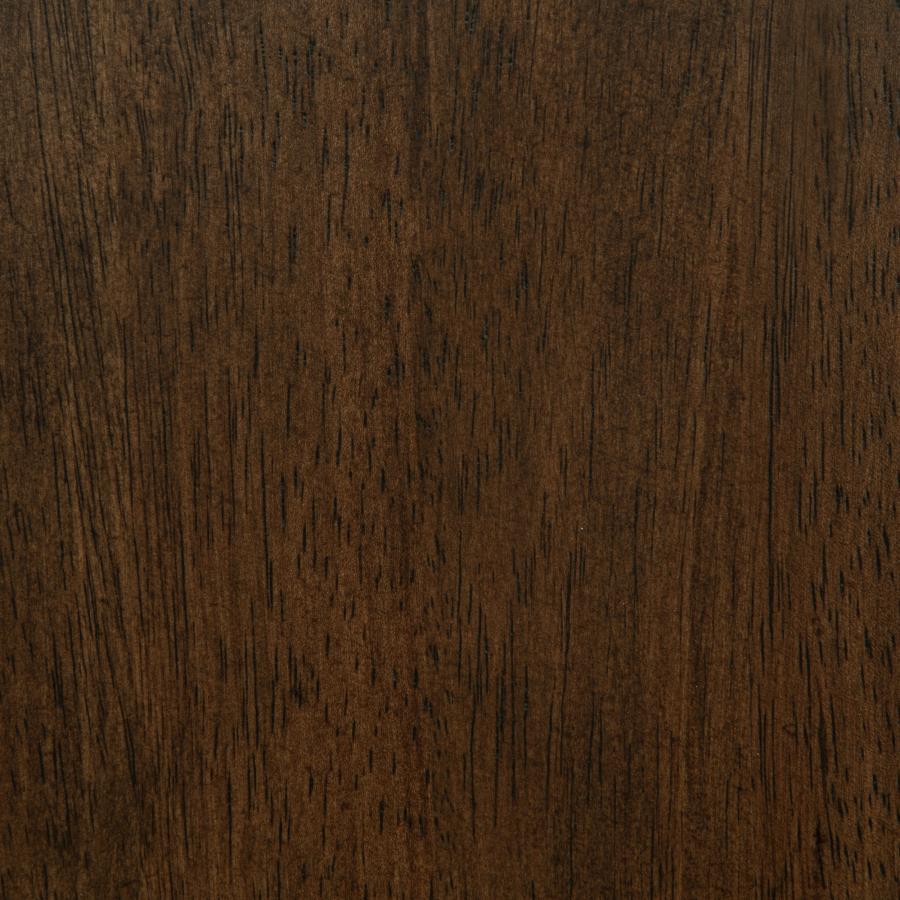 Baldacci Upholstered Eastern King Platform Bed Curry and Walnut