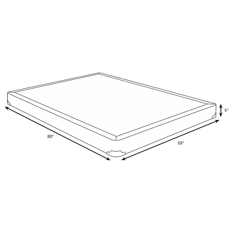 Mercer 5-inch Queen Low Profile Box Spring Foundation