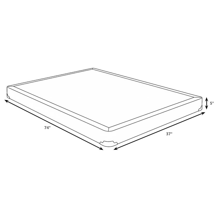 Mercer 5-inch Twin Low Profile Box Spring Foundation