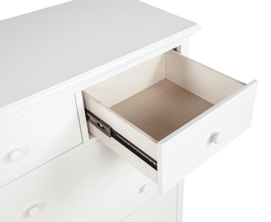 Sumerlin 6-drawer Bedroom Chest of Drawers White