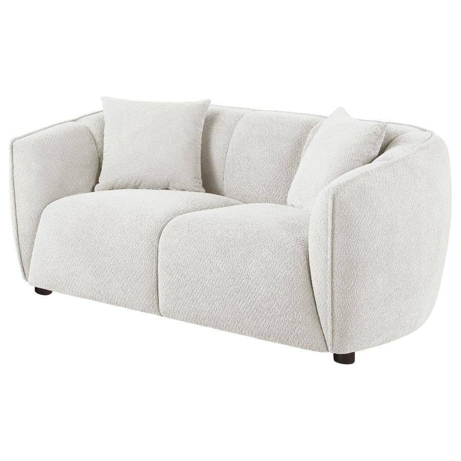Aleisha Fabric Upholstered Loveseat Sand