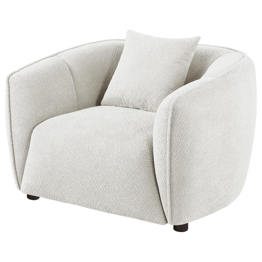 Aleisha Fabric Upholstered Accent Chair Sand