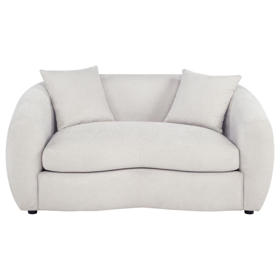 Isabella Fabric Upholstered Loveseat Sand