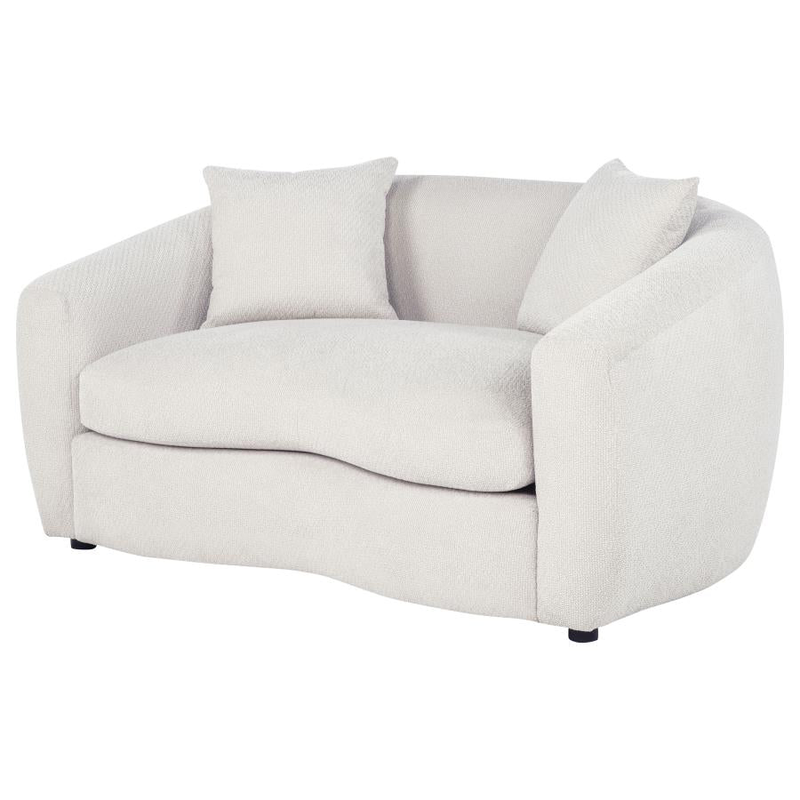 Isabella Fabric Upholstered Loveseat Sand