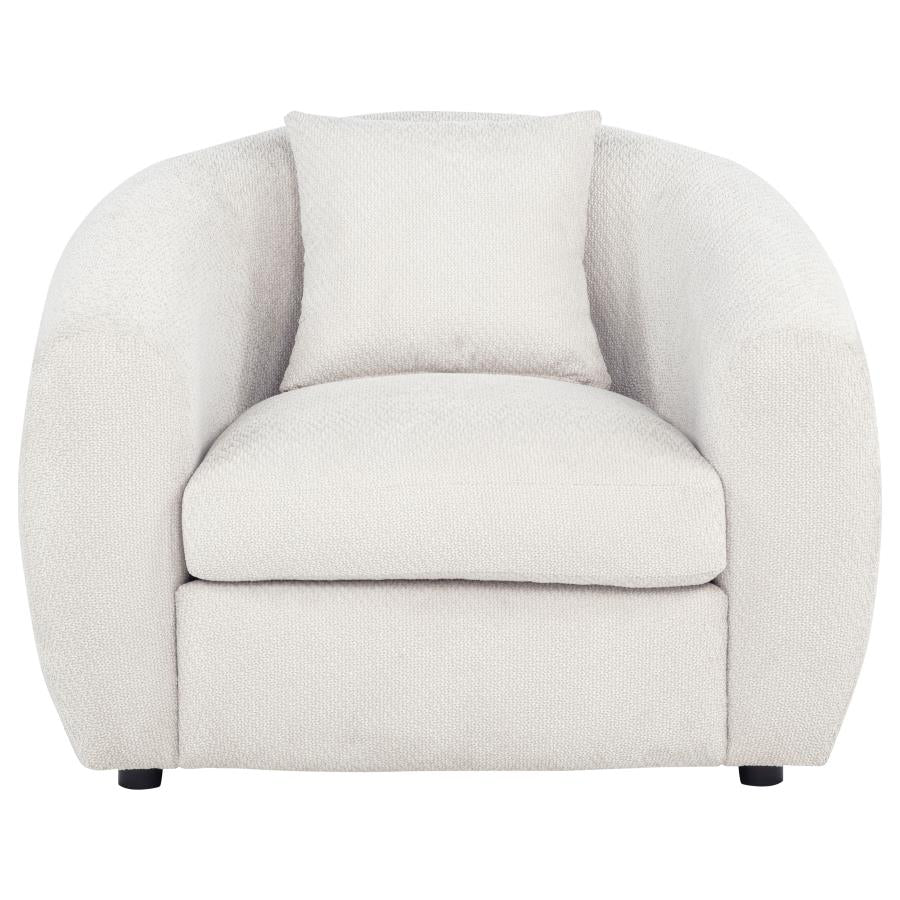 Isabella Fabric Upholstered Accent Chair Sand