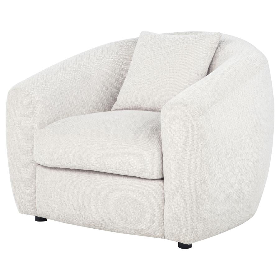 Isabella Fabric Upholstered Accent Chair Sand