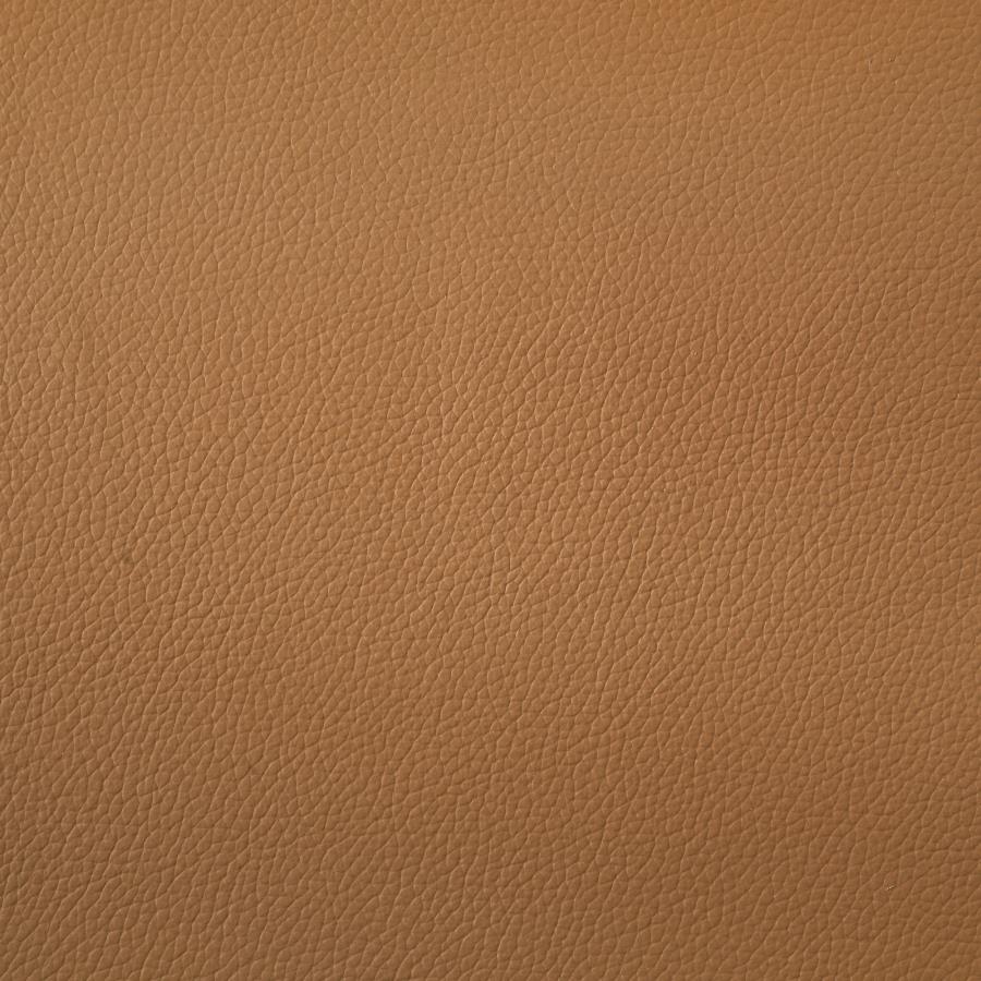 Buxton Top Grain Leather Upholstered Sofa Orange