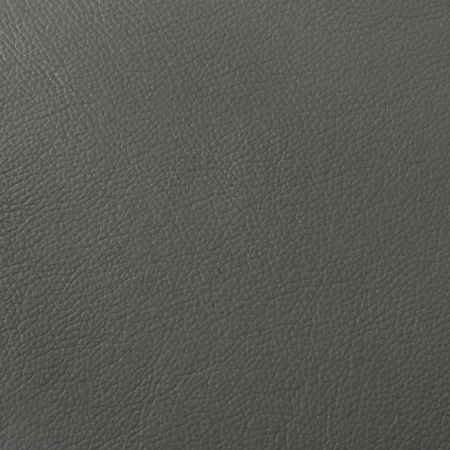 Buxton Top Grain Leather Upholstered Loveseat Graphite