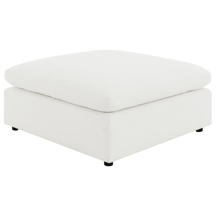 Raleigh 6-piece Boucle Upholstered Modular Sectional Ivory