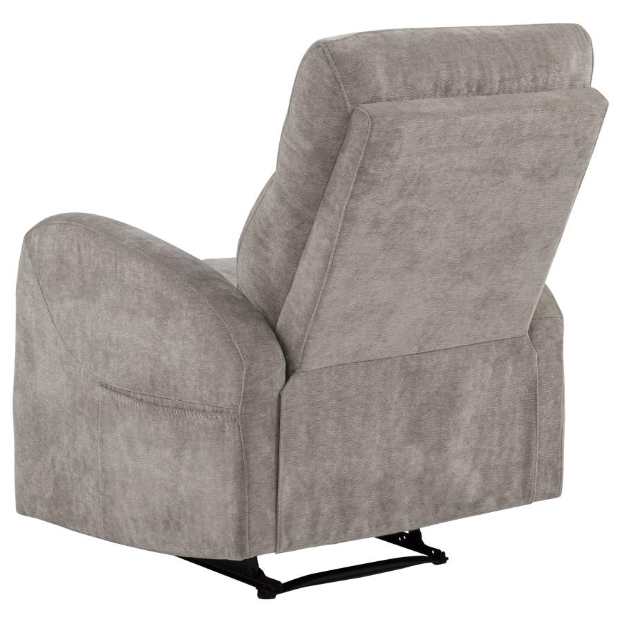 Hamilton Chenille Manual Recliner Sand