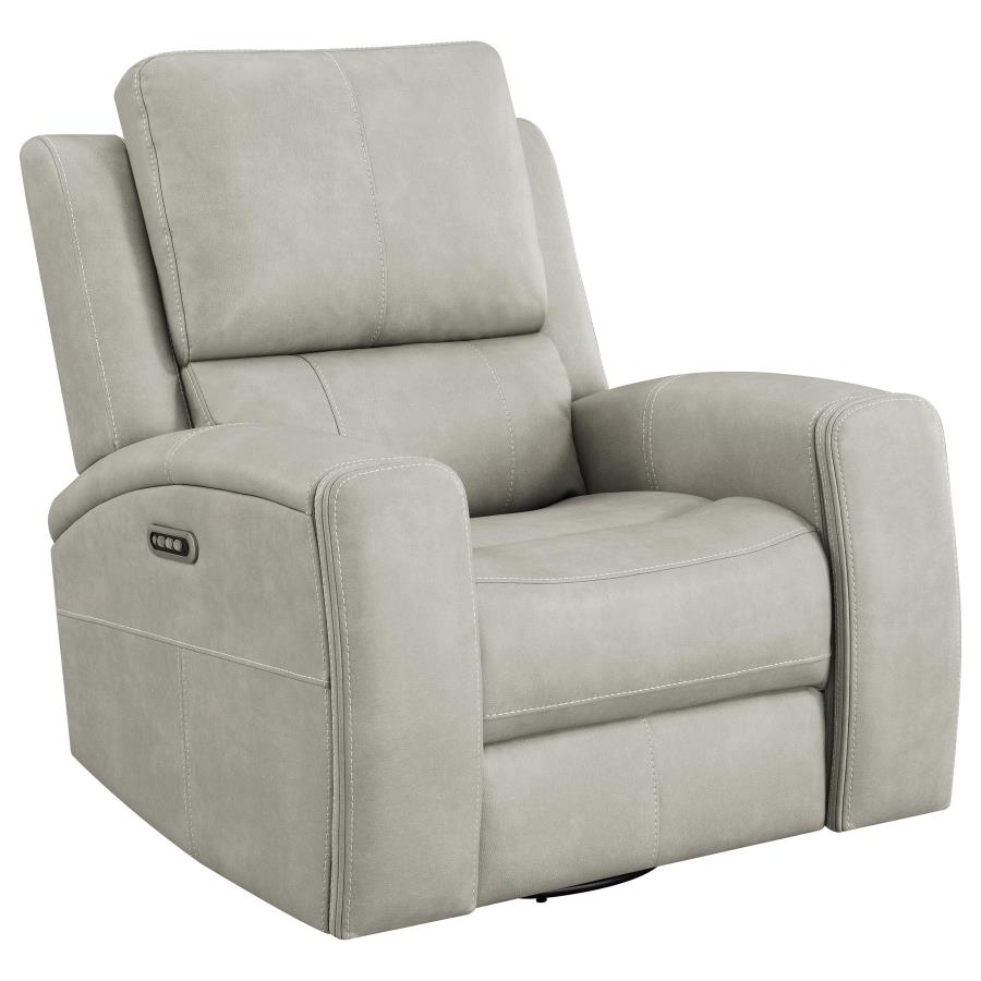 Brickston 3-piece Triple Power Reclining Sofa Set Mushroom