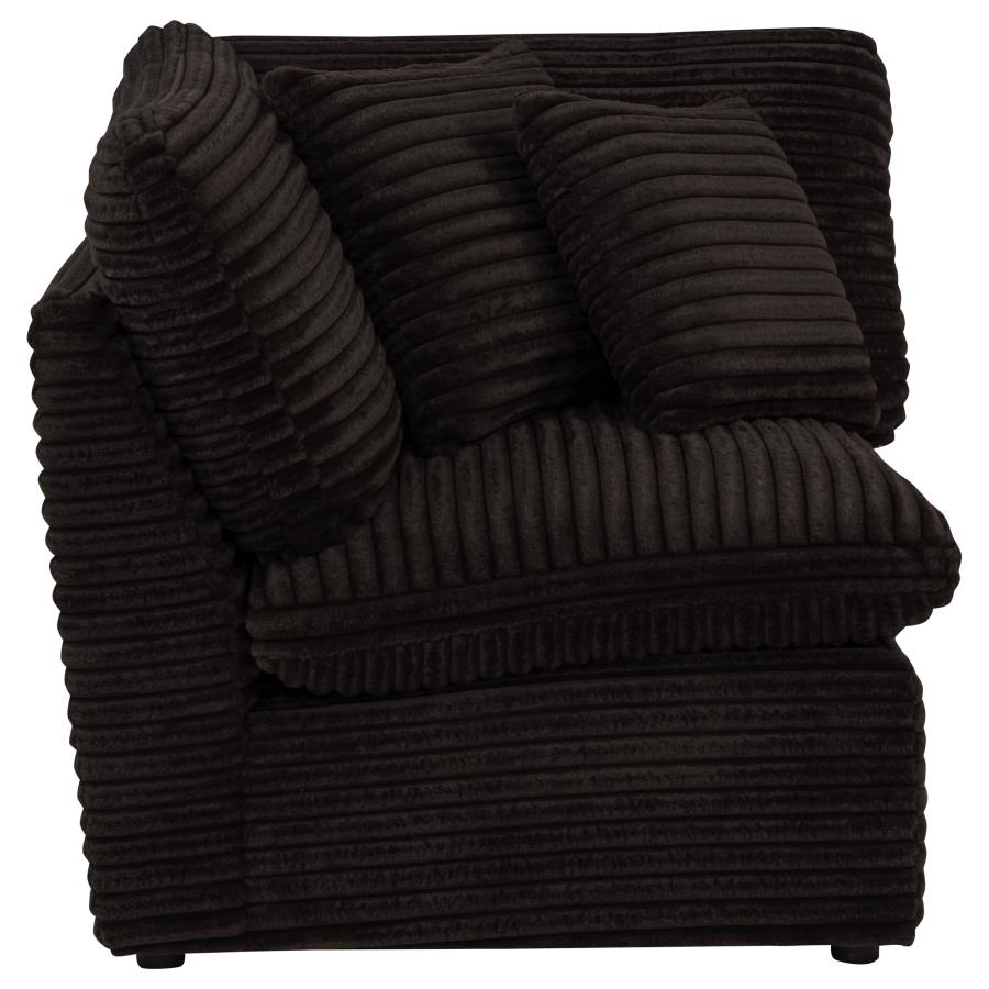 Collins Modular Corner Chair Chocolate Brown